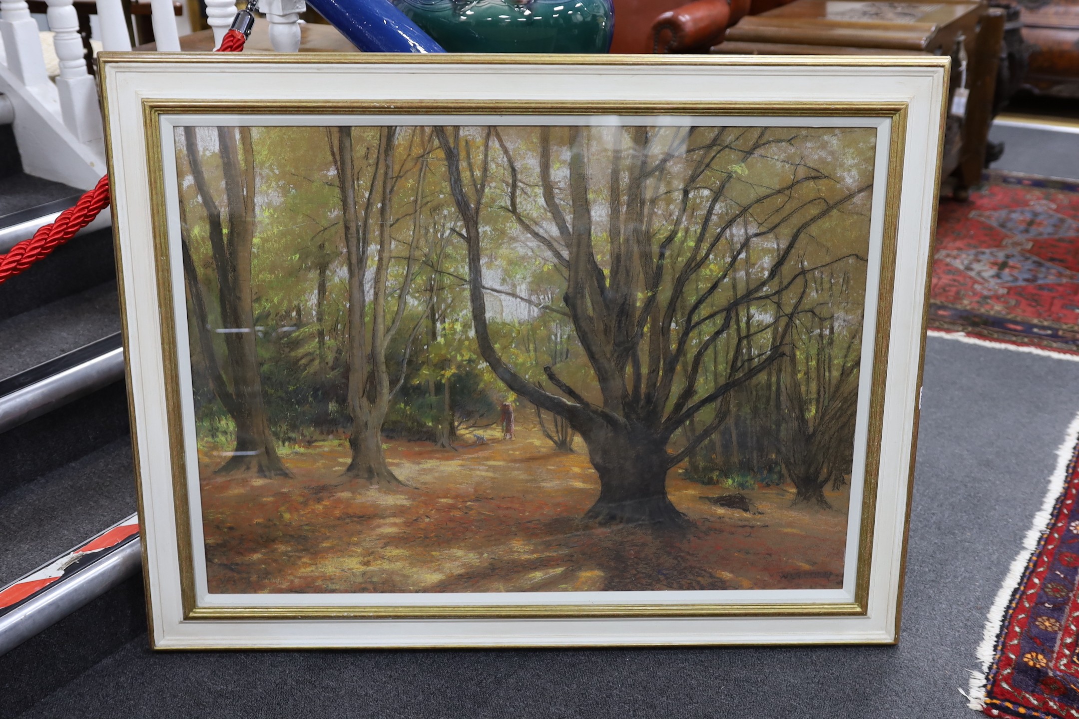 William Eric Thorp (1901-1993), pastel, 'Autumn', signed, 65 x 90. Cm